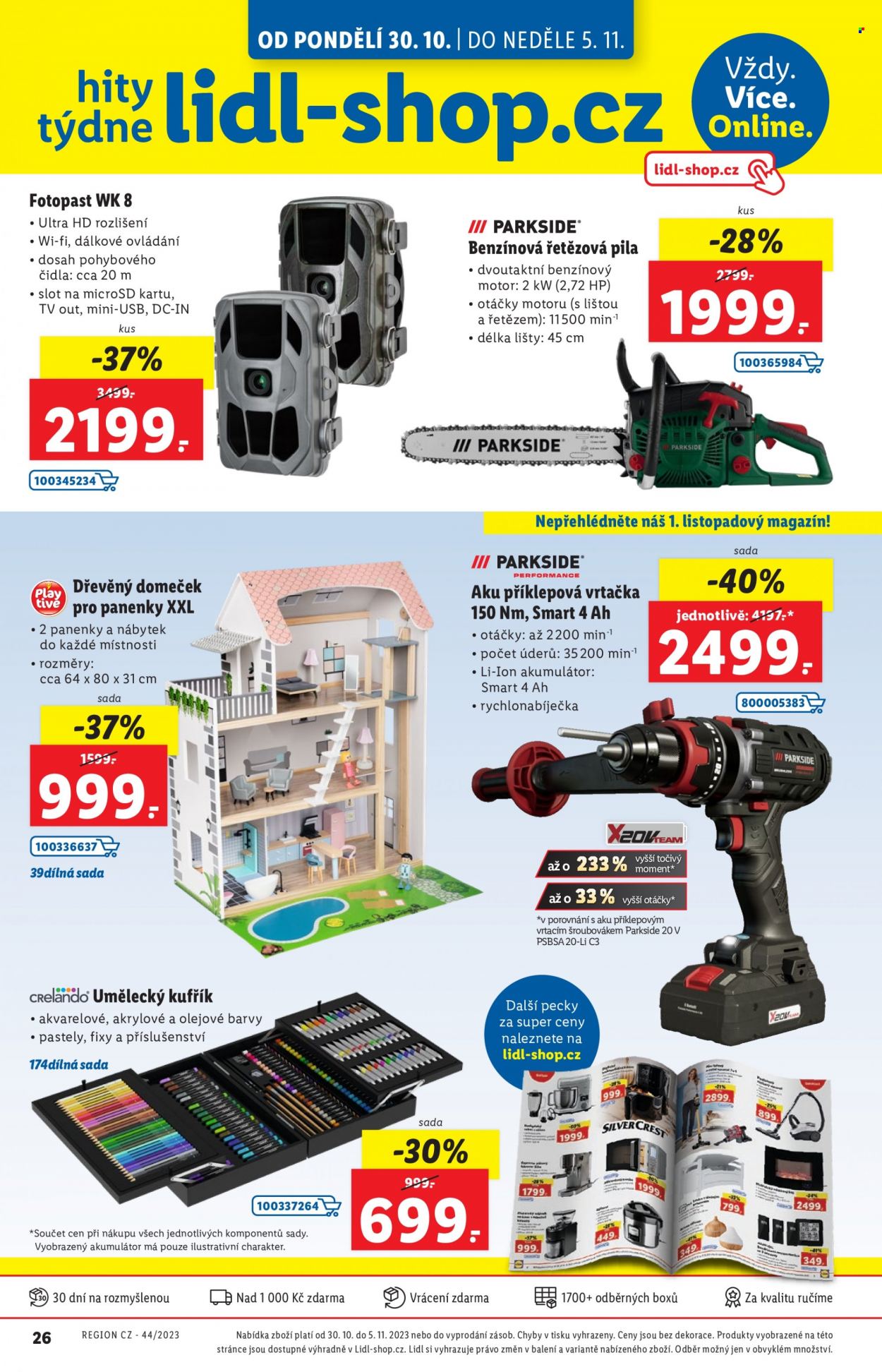 Leták Lidl - 30.10.2023 - 5.11.2023. Strana 1