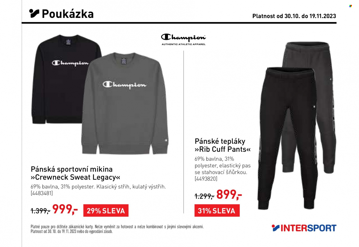 Leták INTERSPORT - 30.10.2023 - 19.11.2023. Strana 3