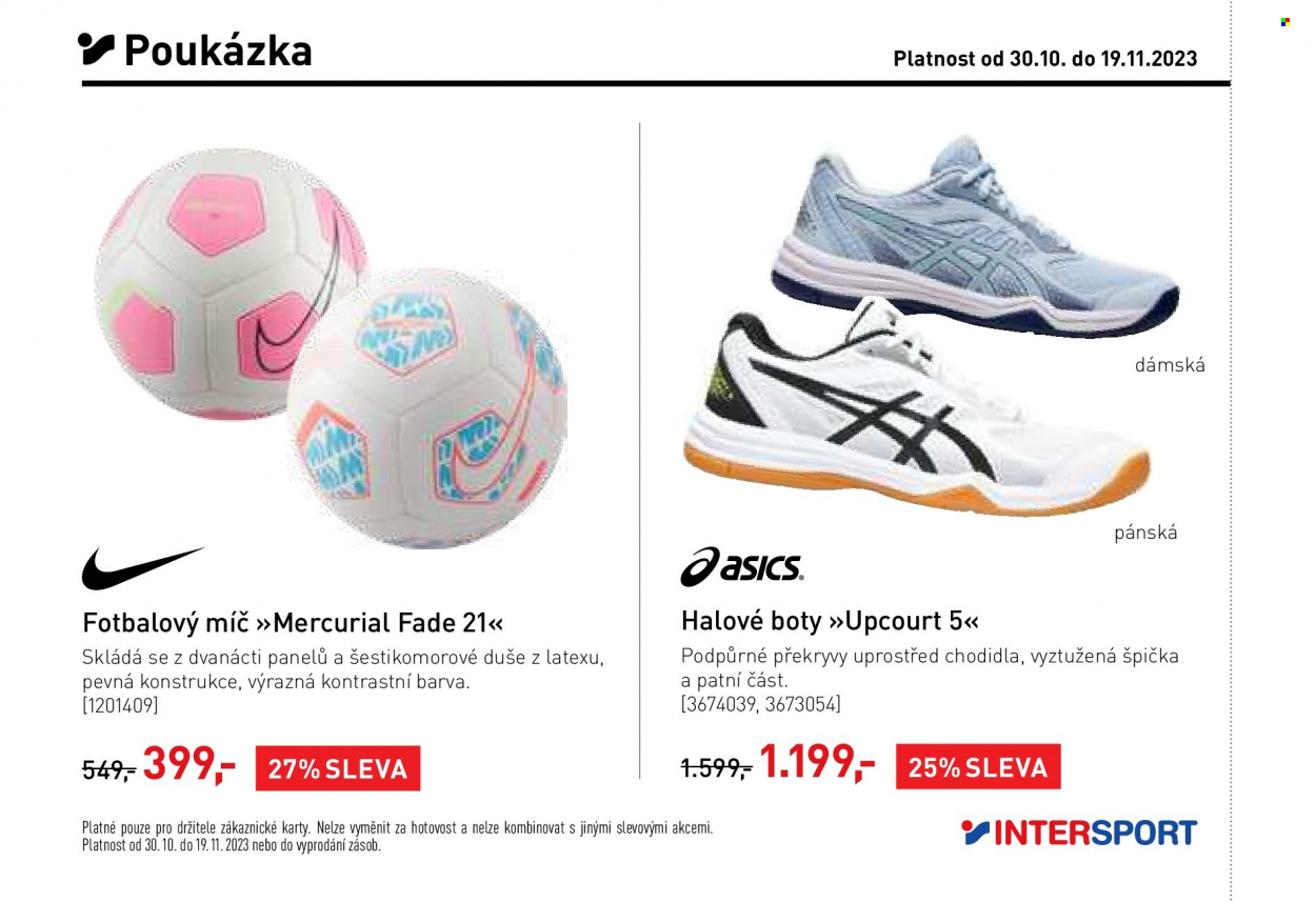 Leták INTERSPORT - 30.10.2023 - 19.11.2023. Strana 4