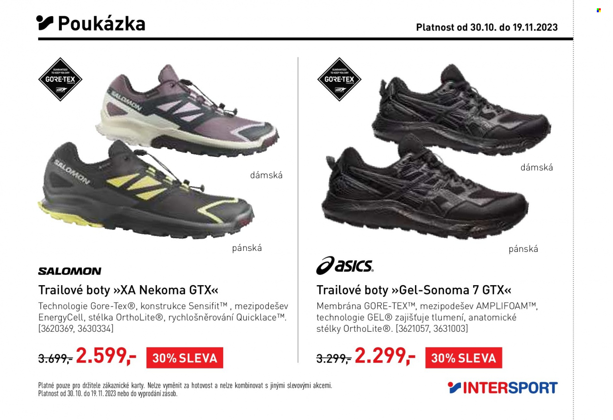 Leták INTERSPORT - 30.10.2023 - 19.11.2023. Strana 6