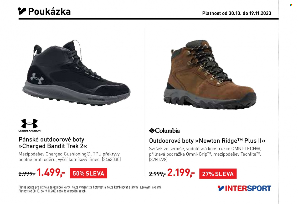 Leták INTERSPORT - 30.10.2023 - 19.11.2023. Strana 10