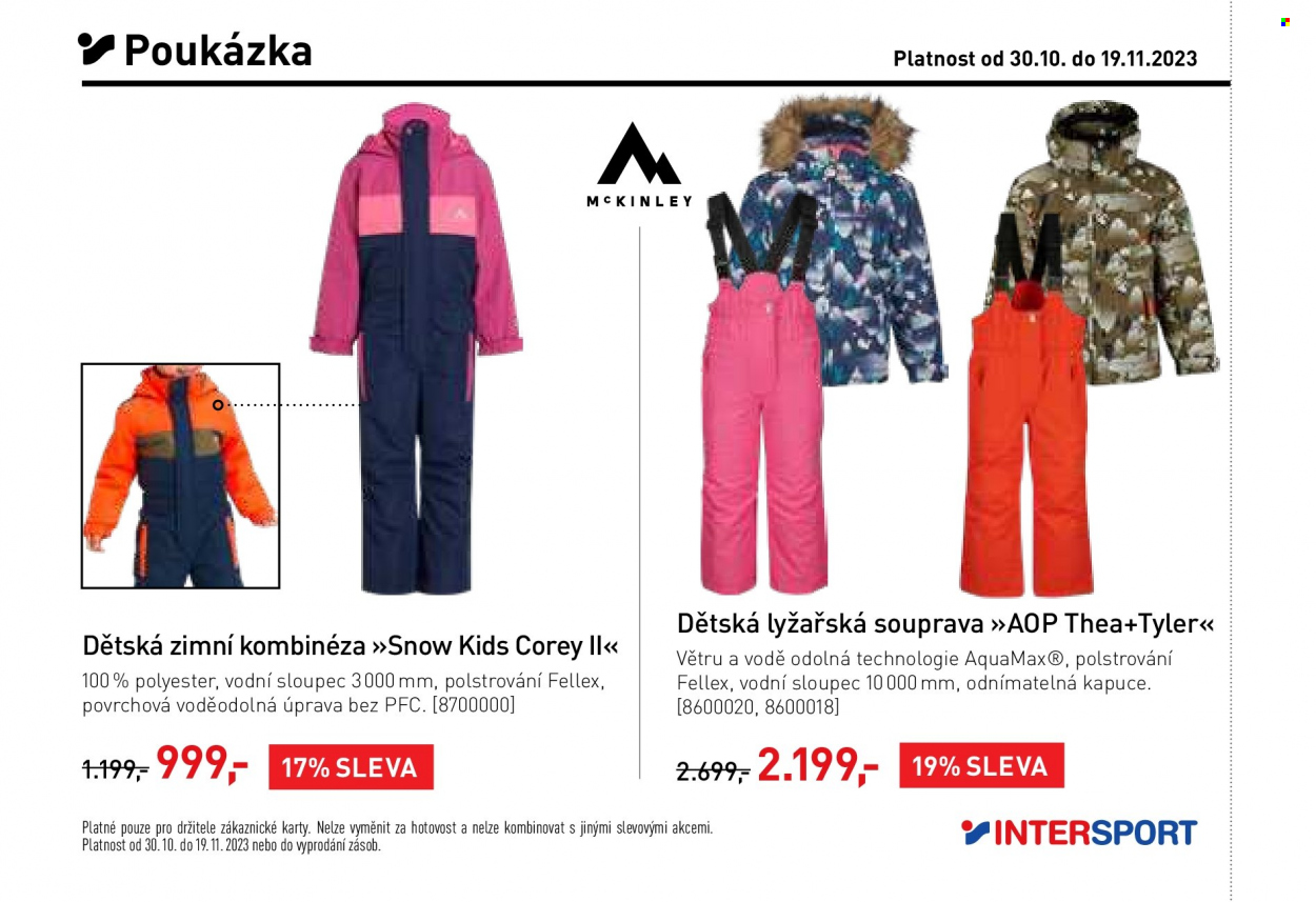 Leták INTERSPORT - 30.10.2023 - 19.11.2023. Strana 24