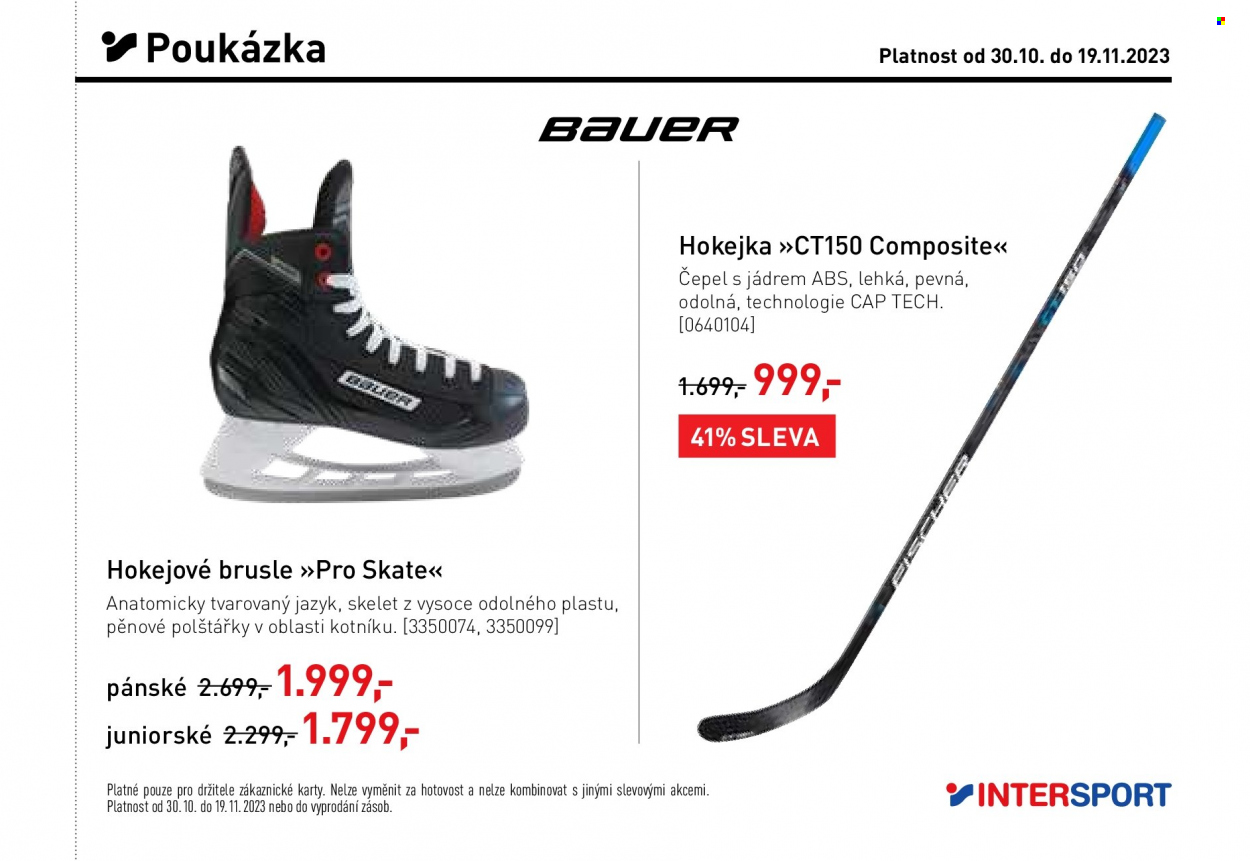 Leták INTERSPORT - 30.10.2023 - 19.11.2023. Strana 27