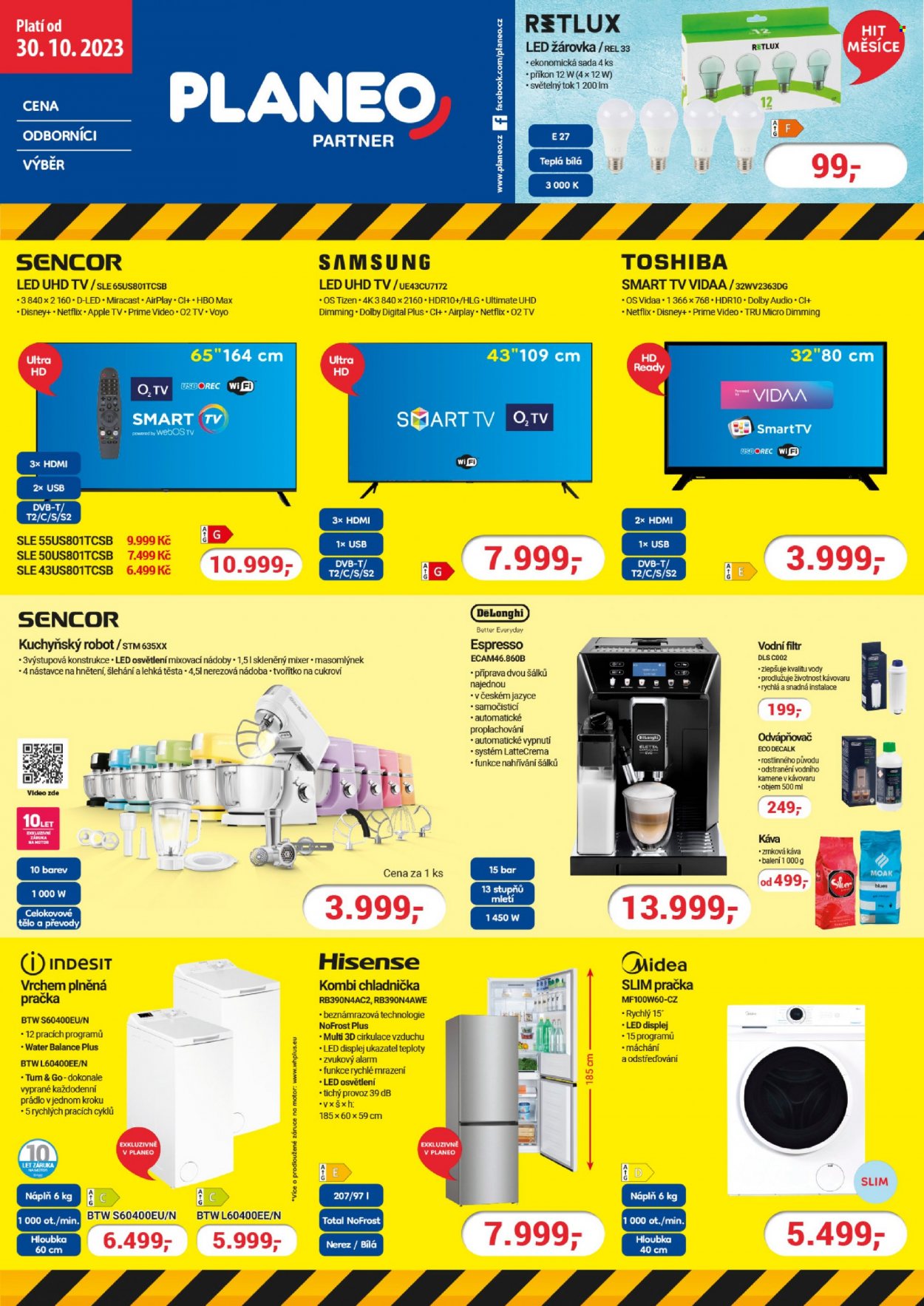 Leták PLANEO Elektro - 30.10.2023 - 5.11.2023. Strana 1