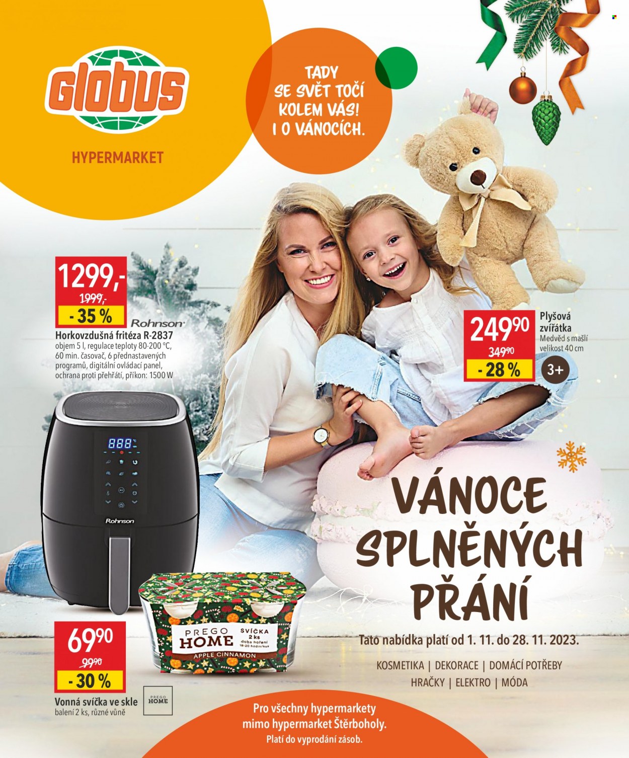 Leták Globus - 1.11.2023 - 28.11.2023. Strana 1