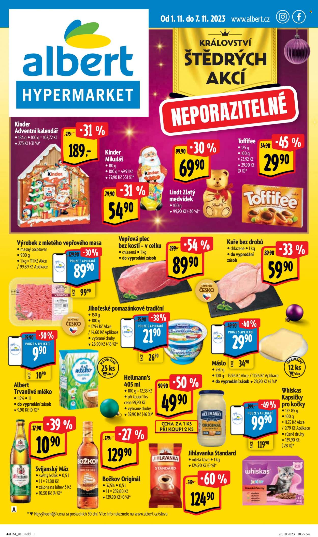 Leták Albert Hypermarket - 1.11.2023 - 7.11.2023. Strana 1