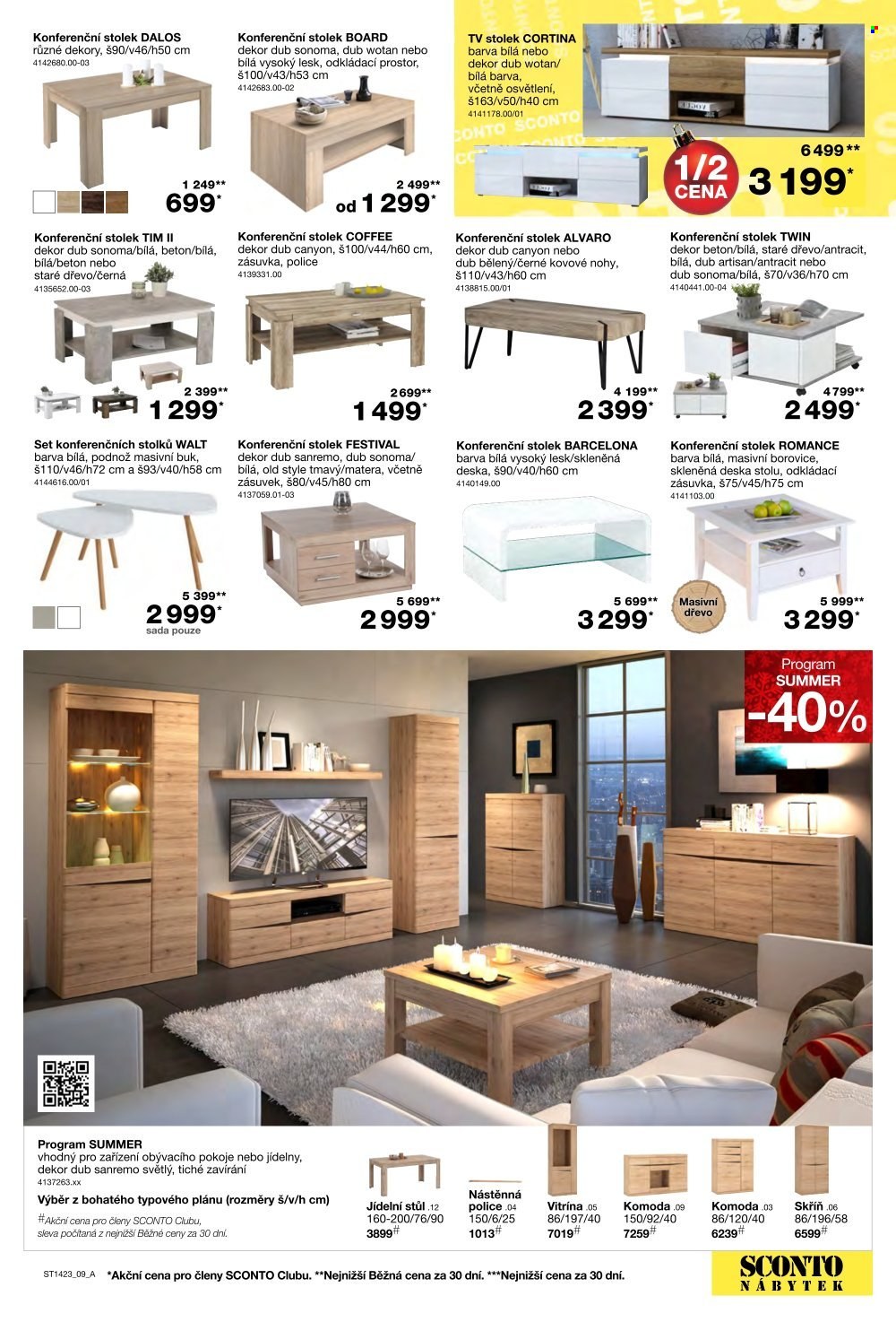 Leták SCONTO NÁBYTEK - 1.11.2023 - 28.11.2023. Strana 9