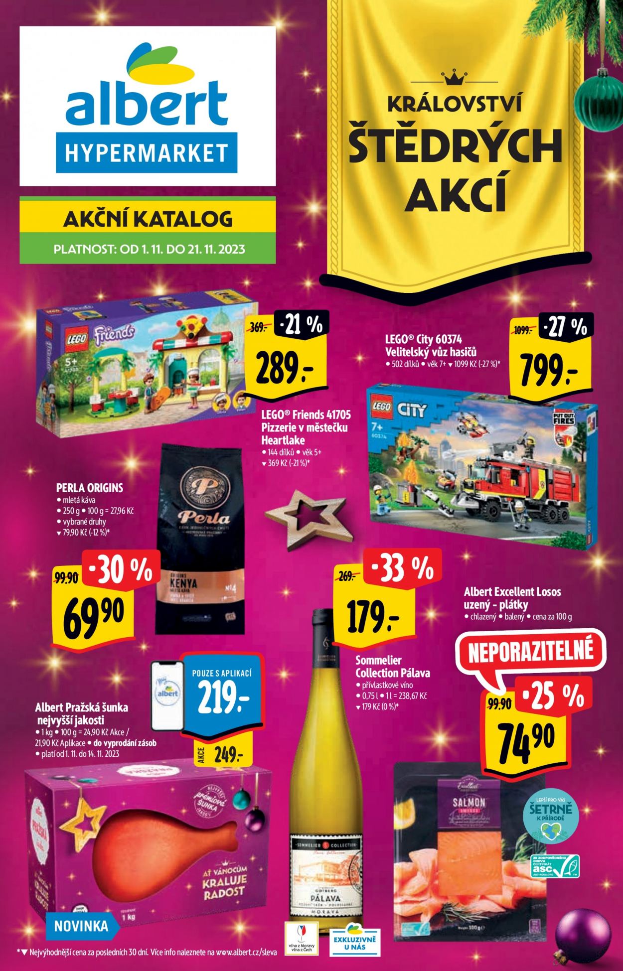 Leták Albert Hypermarket - 1.11.2023 - 21.11.2023. Strana 1