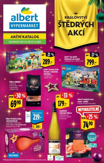 Leták Albert Hypermarket - 1.11.2023 - 21.11.2023.