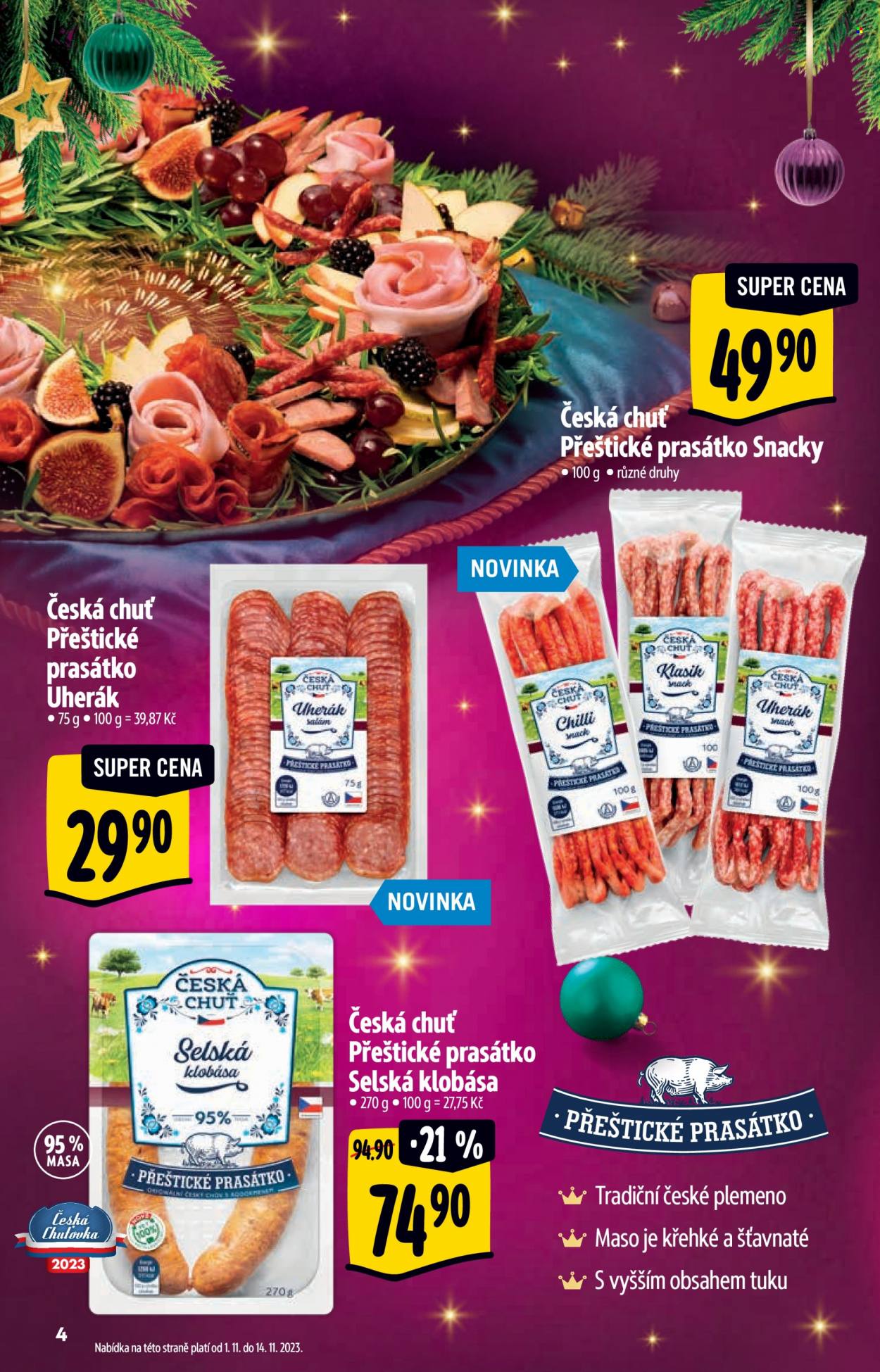 Leták Albert Hypermarket - 1.11.2023 - 21.11.2023. Strana 4