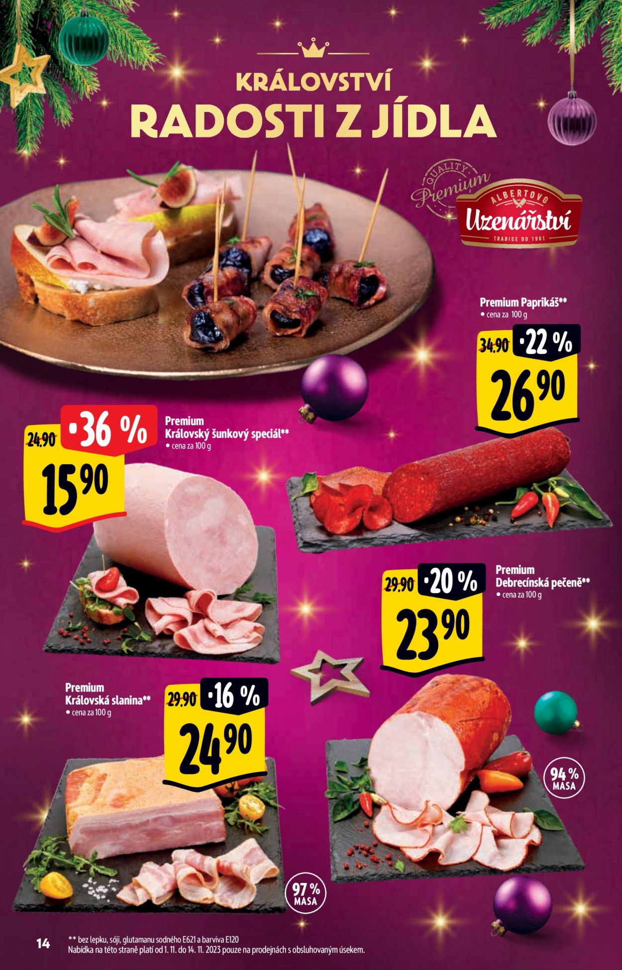 Leták Albert Supermarket - 1.11.2023 - 21.11.2023. Strana 14