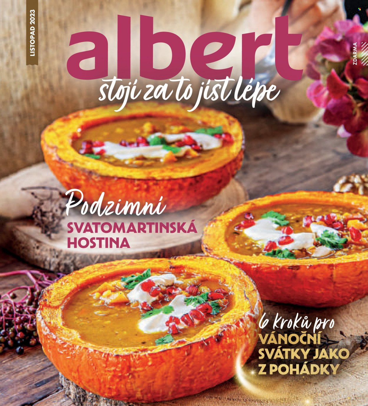 Leták Albert - 1.11.2023 - 28.11.2023. Strana 1