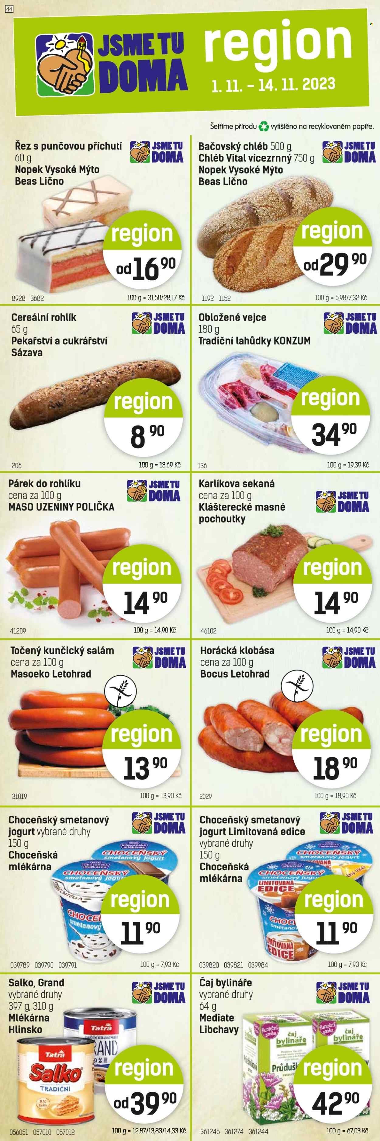 Leták Konzum - 1.11.2023 - 14.11.2023. Strana 2