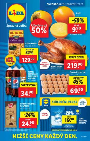 Leták Lidl - 6.11.2023 - 12.11.2023.
