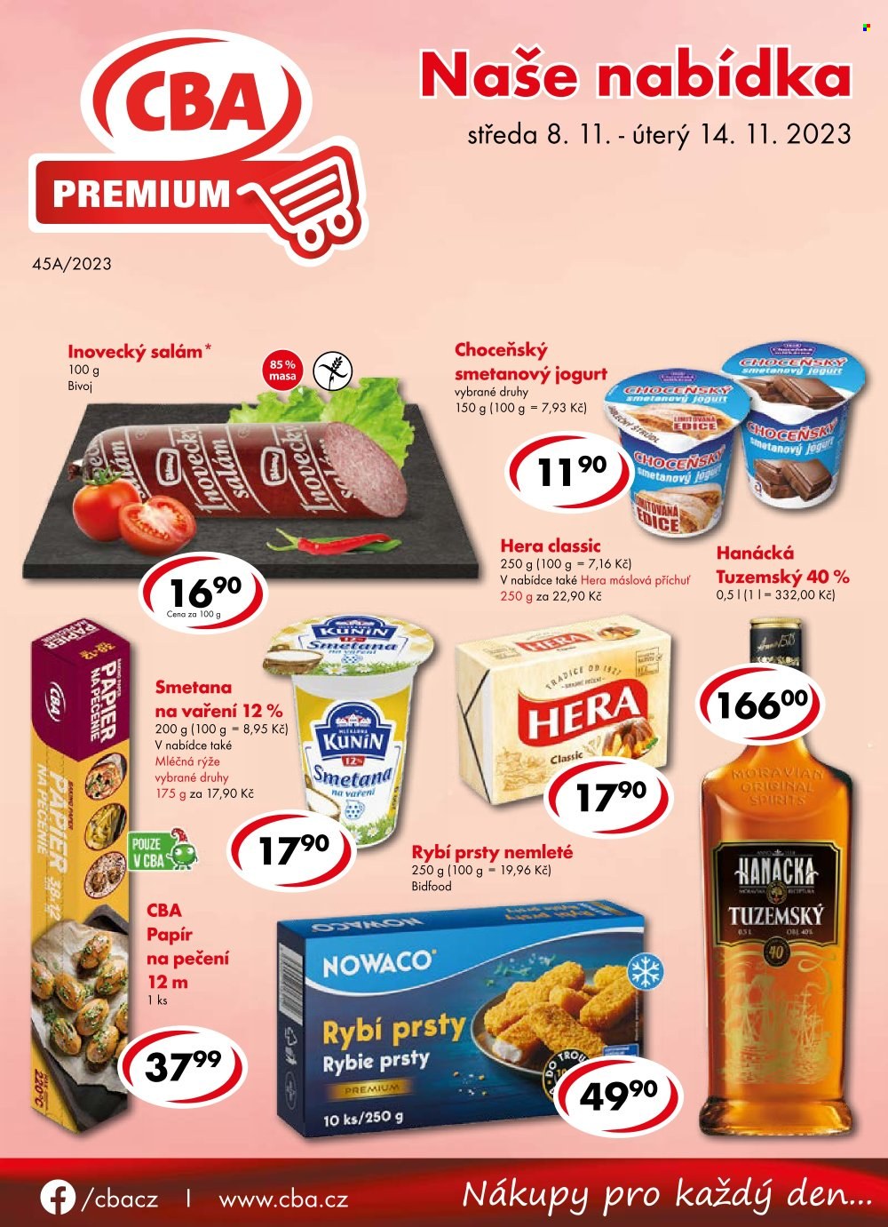 Leták CBA Premium - 8.11.2023 - 14.11.2023. Strana 1
