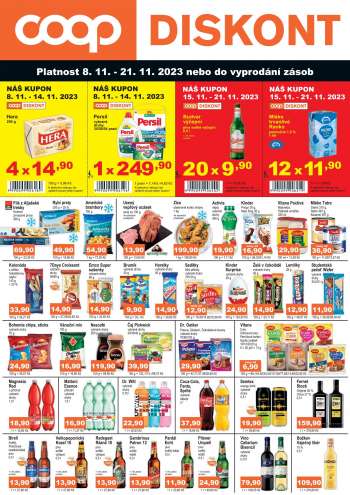 Leták coop DISKONT - 8.11.2023 - 21.11.2023.
