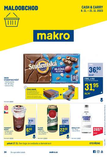 Leták MAKRO - 8.11.2023 - 21.11.2023.
