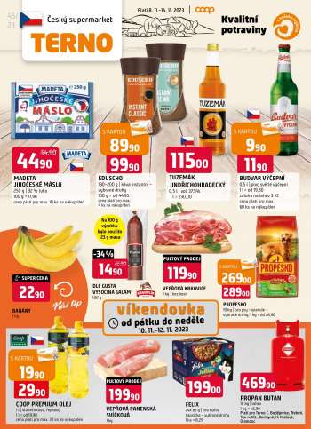 Leták coop TERNO - 8.11.2023 - 14.11.2023.