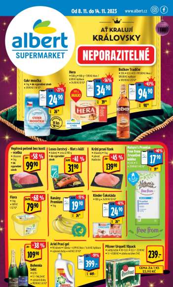 Leták Albert Supermarket - 8.11.2023 - 14.11.2023.