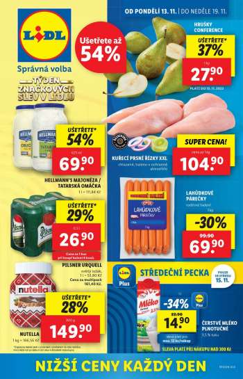 Leták Lidl - 13.11.2023 - 19.11.2023.