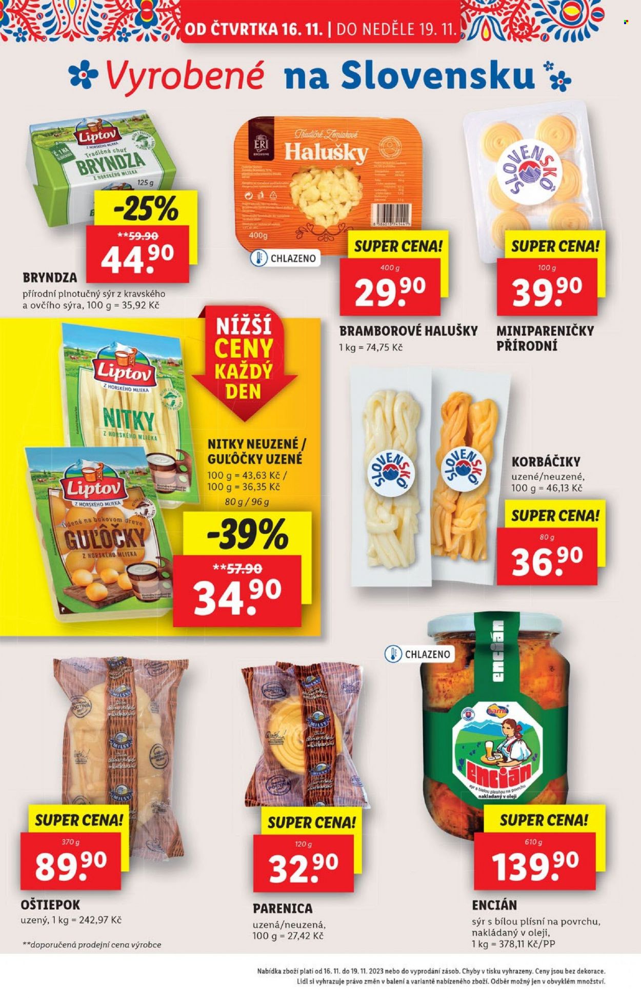 Leták Lidl - 16.11.2023 - 19.11.2023. Strana 18