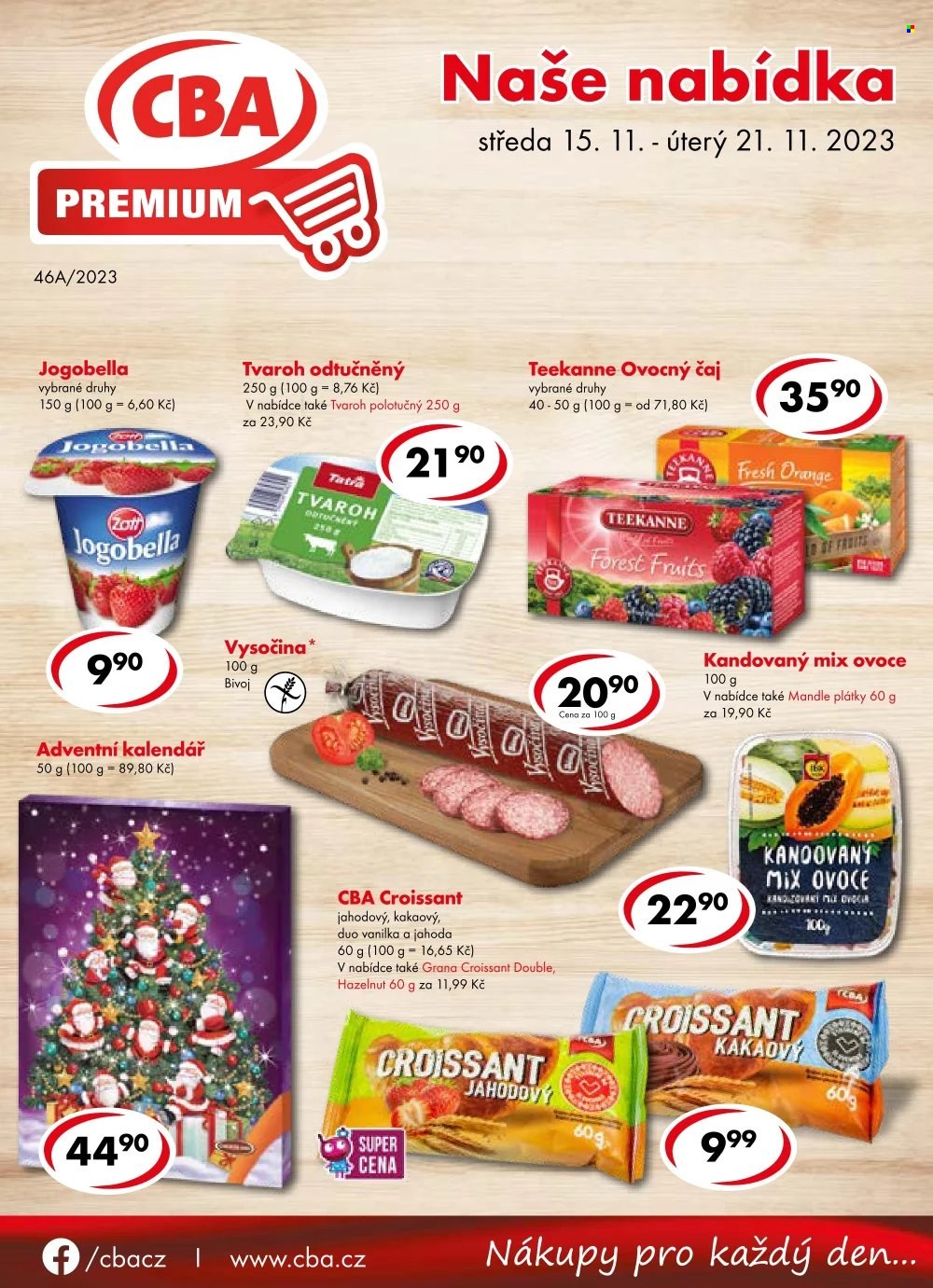Leták CBA Premium - 15.11.2023 - 21.11.2023. Strana 1
