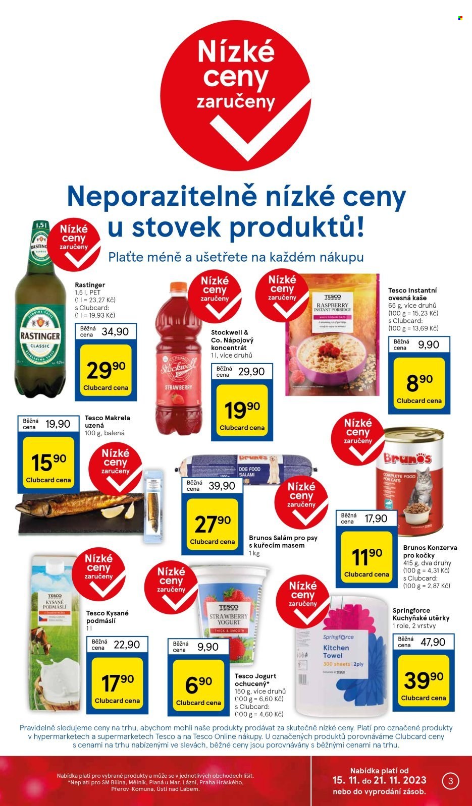 Leták TESCO supermarket - 15.11.2023 - 21.11.2023. Strana 3