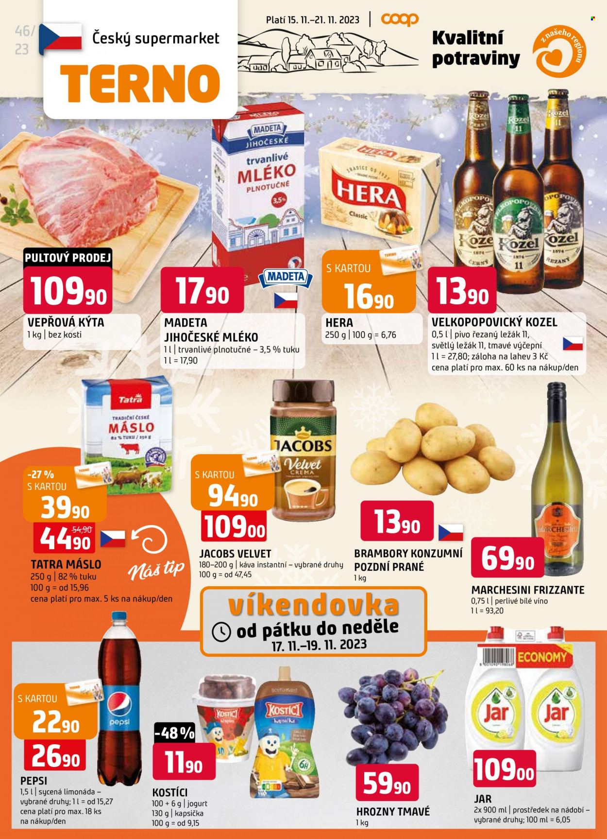 Leták coop TERNO - 15.11.2023 - 21.11.2023. Strana 1