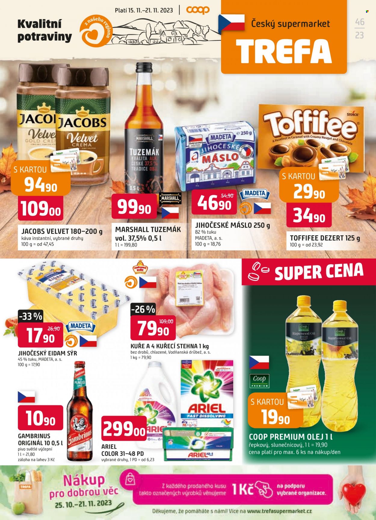 Leták TREFA coop - 15.11.2023 - 21.11.2023. Strana 1