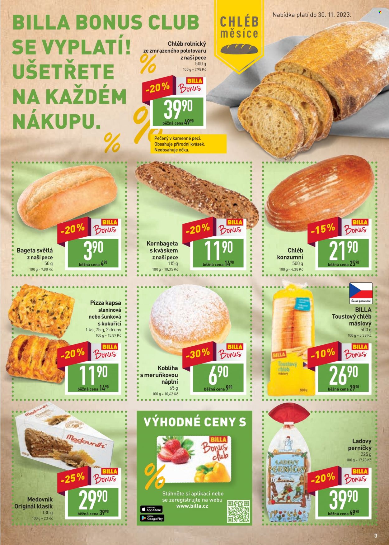 Leták BILLA - 15.11.2023 - 21.11.2023. Strana 3