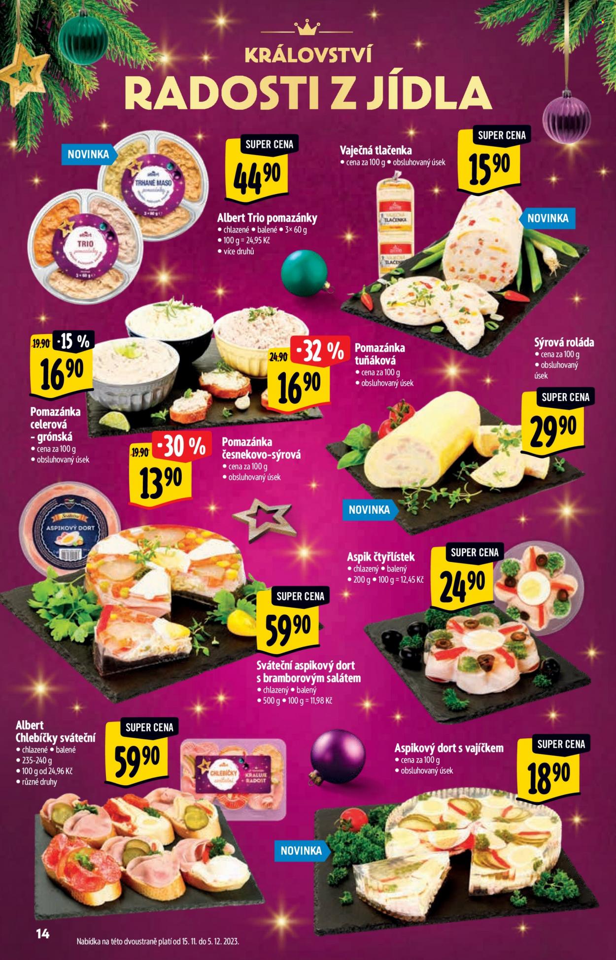 Leták Albert Supermarket - 15.11.2023 - 31.12.2023. Strana 14