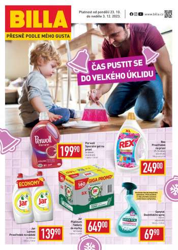 Leták BILLA - 23.10.2023 - 3.12.2023.