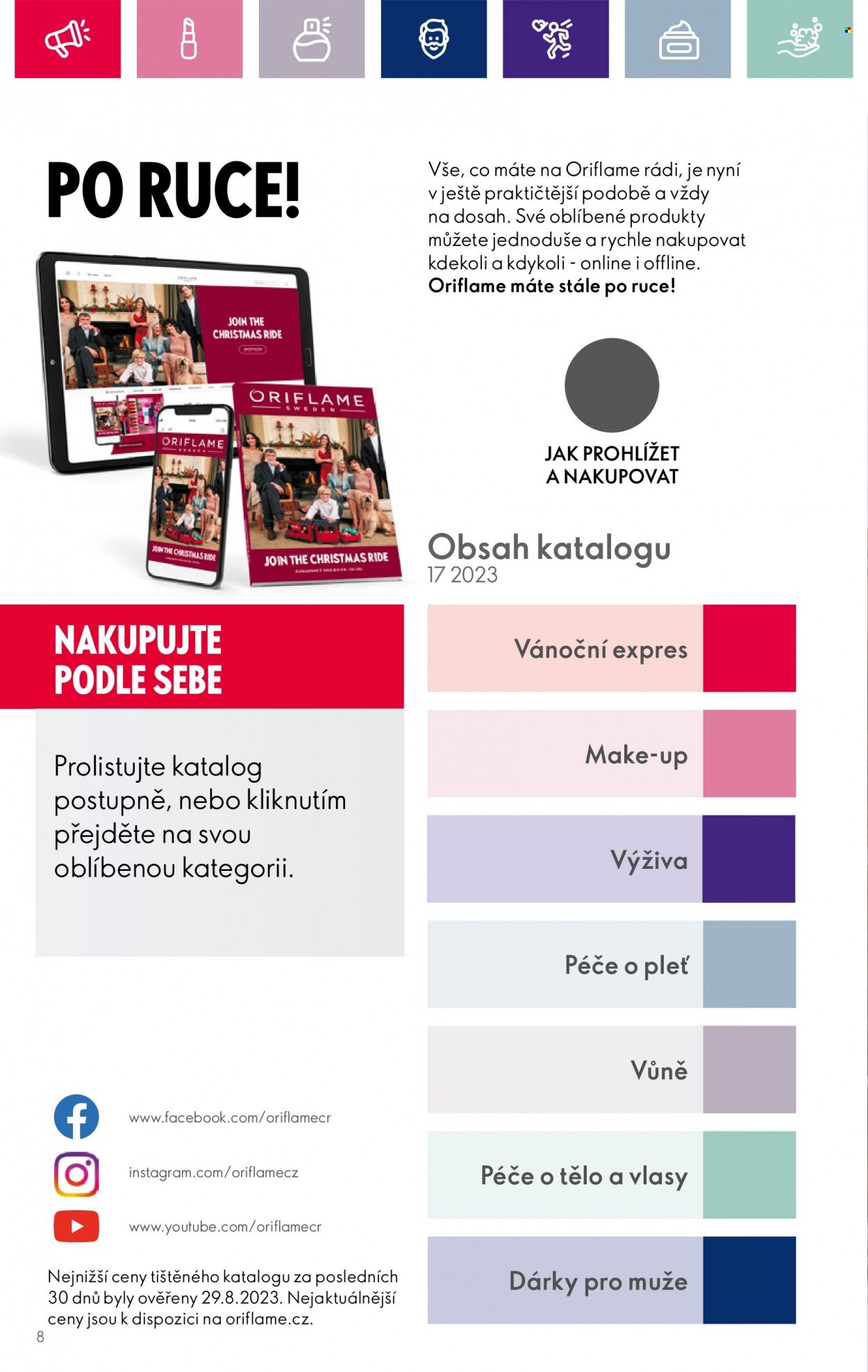 Leták ORIFLAME - 15.11.2023 - 5.12.2023. Strana 8