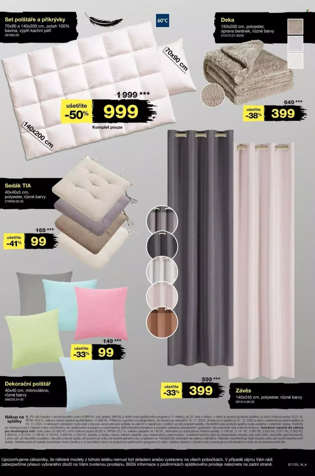 Leták SCONTO NÁBYTEK - 15.11.2023 - 28.11.2023. Strana 16