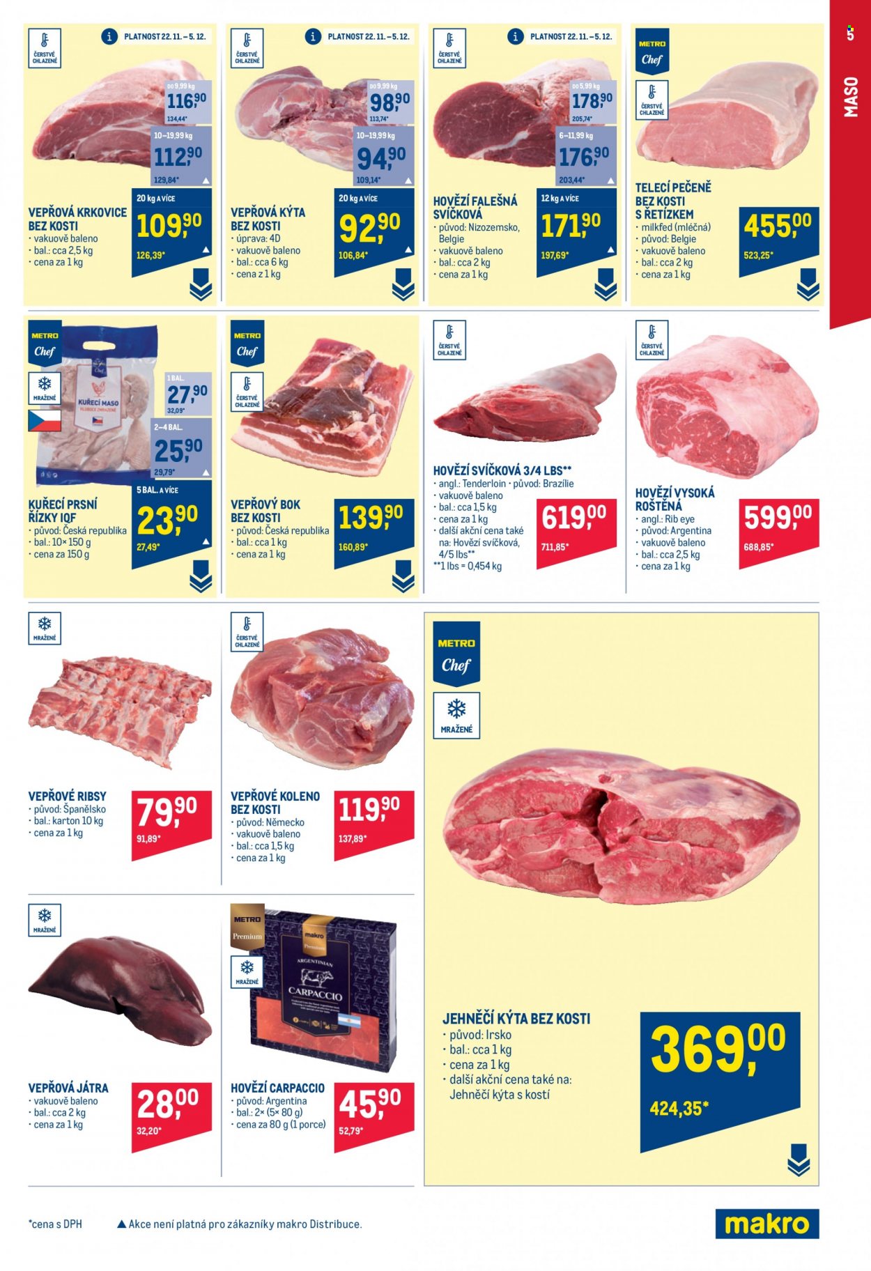 Leták MAKRO - 22.11.2023 - 12.12.2023. Strana 5