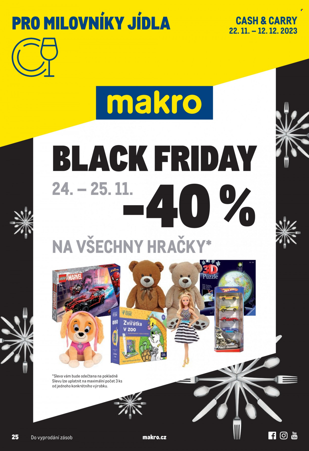 Leták MAKRO - 22.11.2023 - 12.12.2023. Strana 1