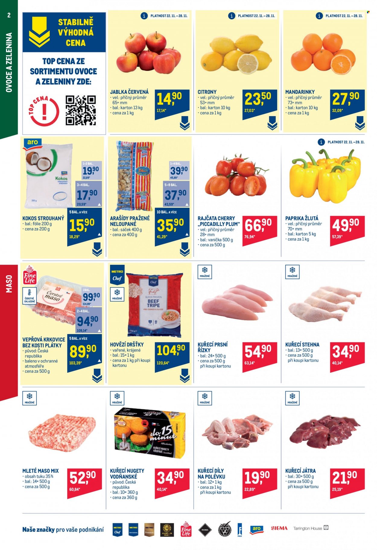 Leták MAKRO - 22.11.2023 - 12.12.2023. Strana 2