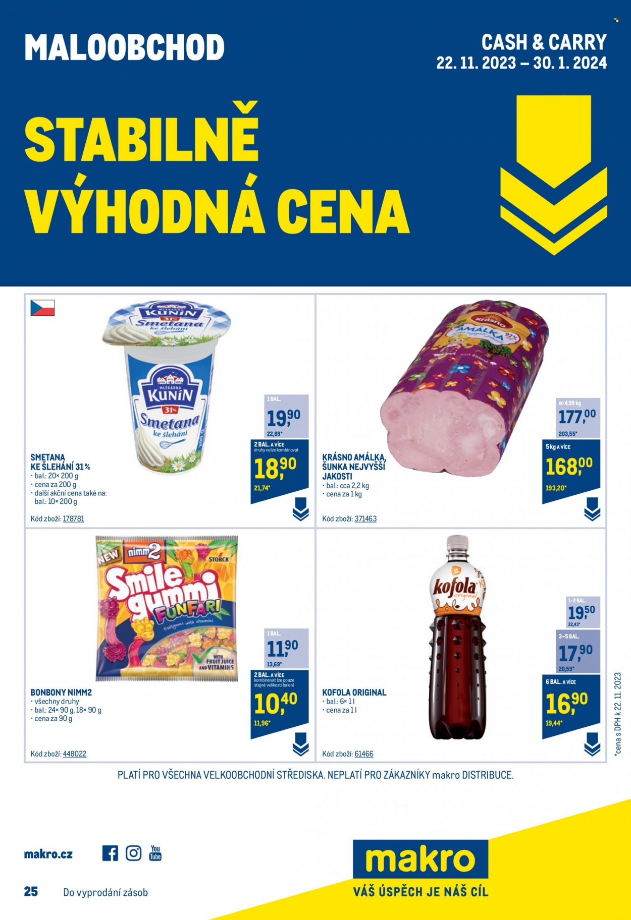 Leták MAKRO - 22.11.2023 - 30.1.2024. Strana 1