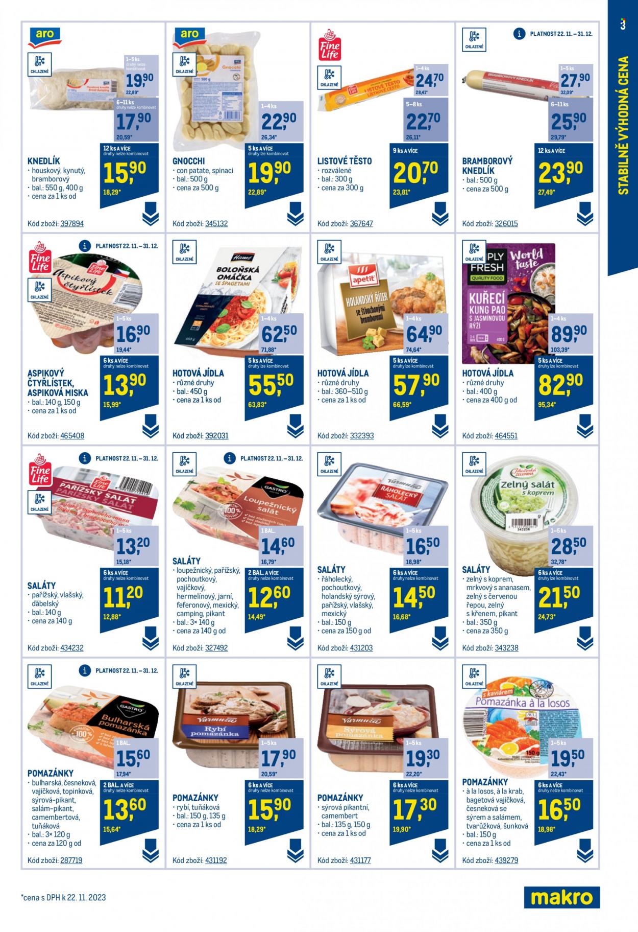 Leták MAKRO - 22.11.2023 - 30.1.2024. Strana 3