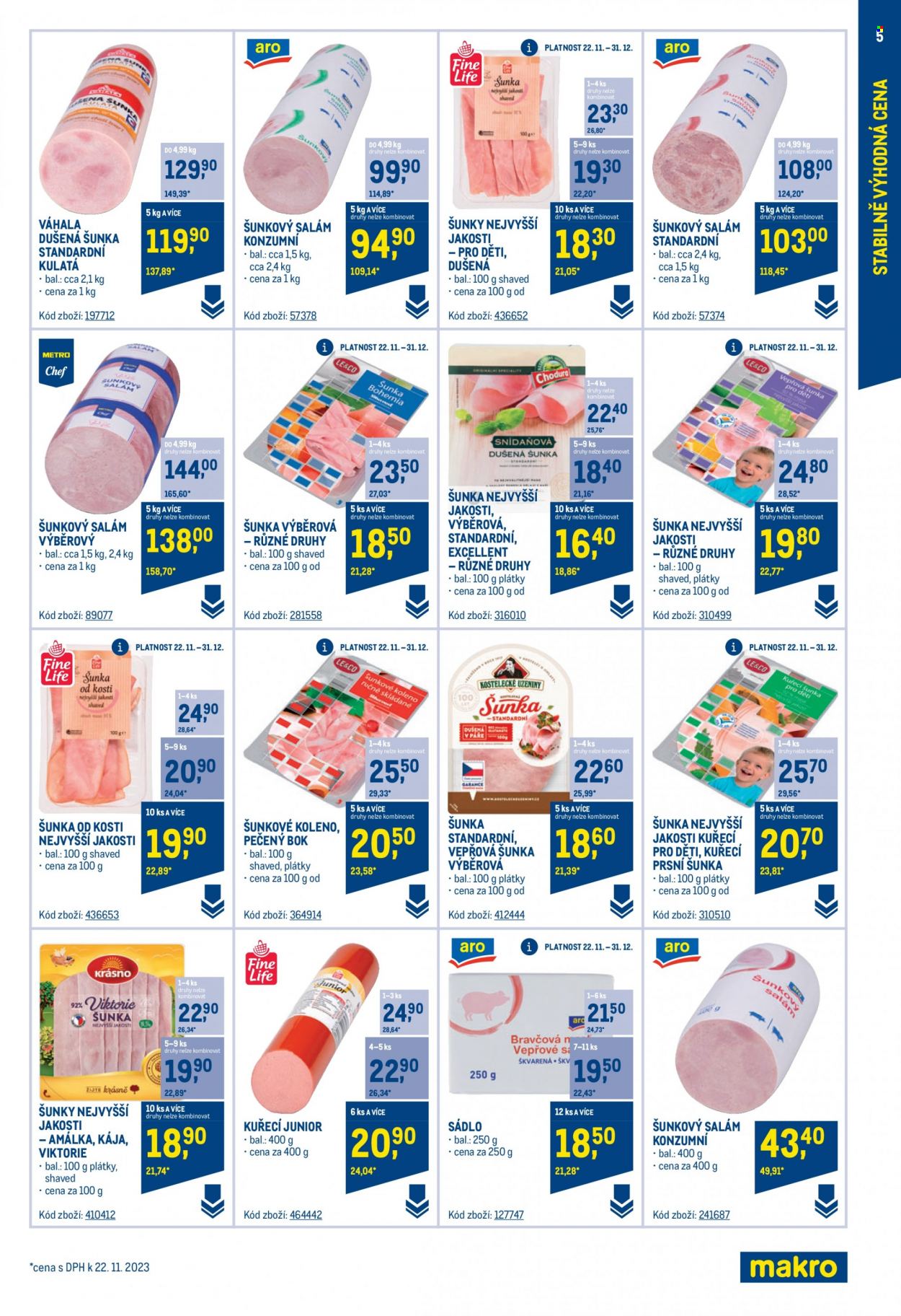 Leták MAKRO - 22.11.2023 - 30.1.2024. Strana 5