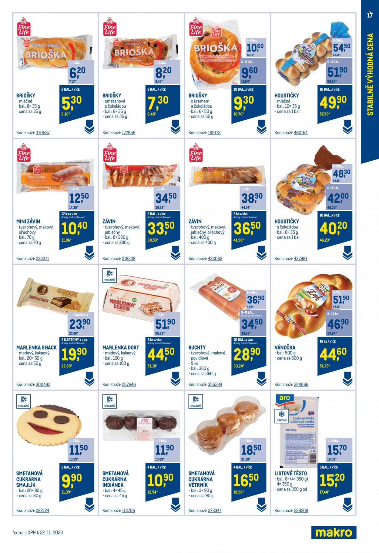 Leták MAKRO - 22.11.2023 - 30.1.2024. Strana 17