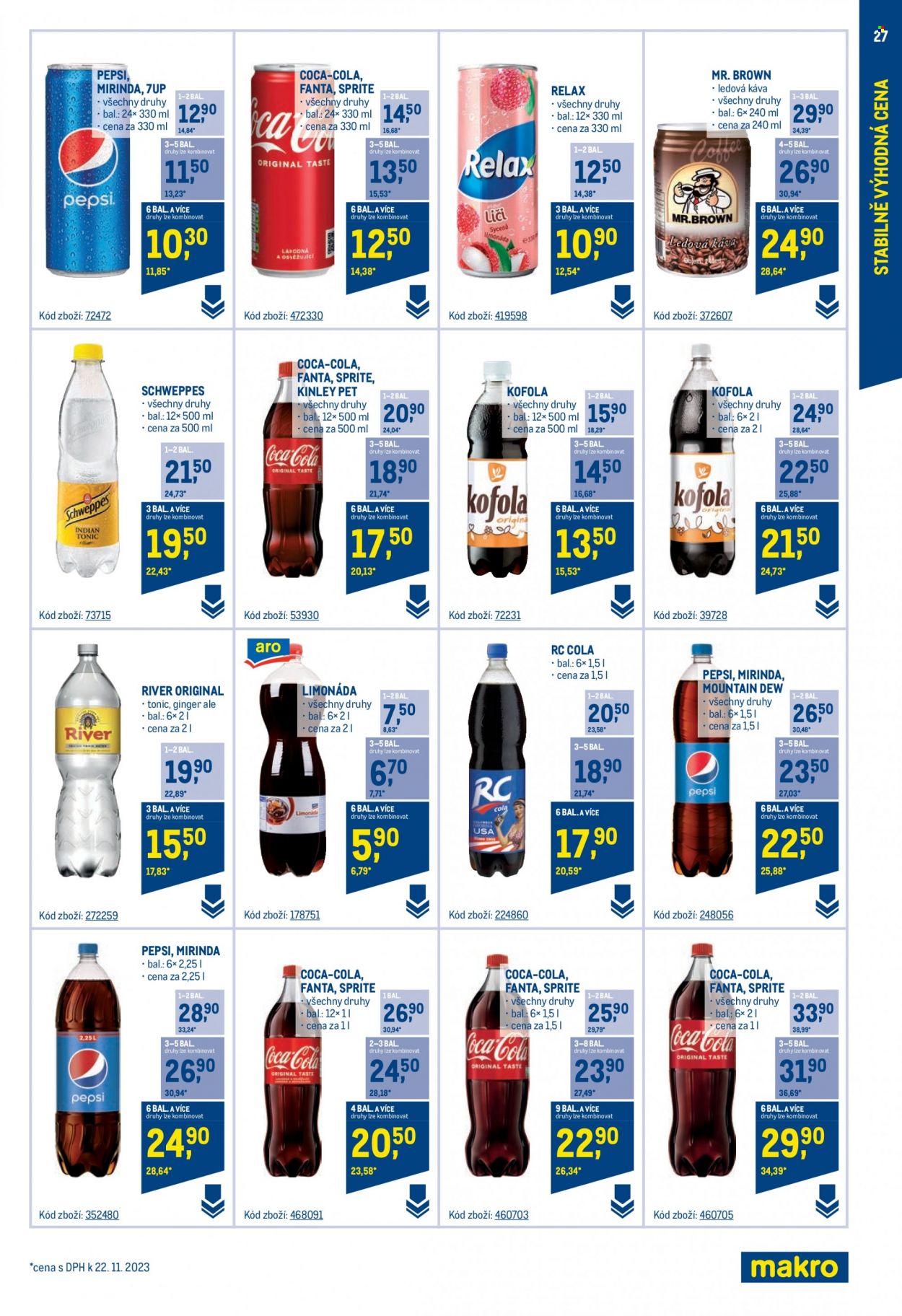 Leták MAKRO - 22.11.2023 - 30.1.2024. Strana 27