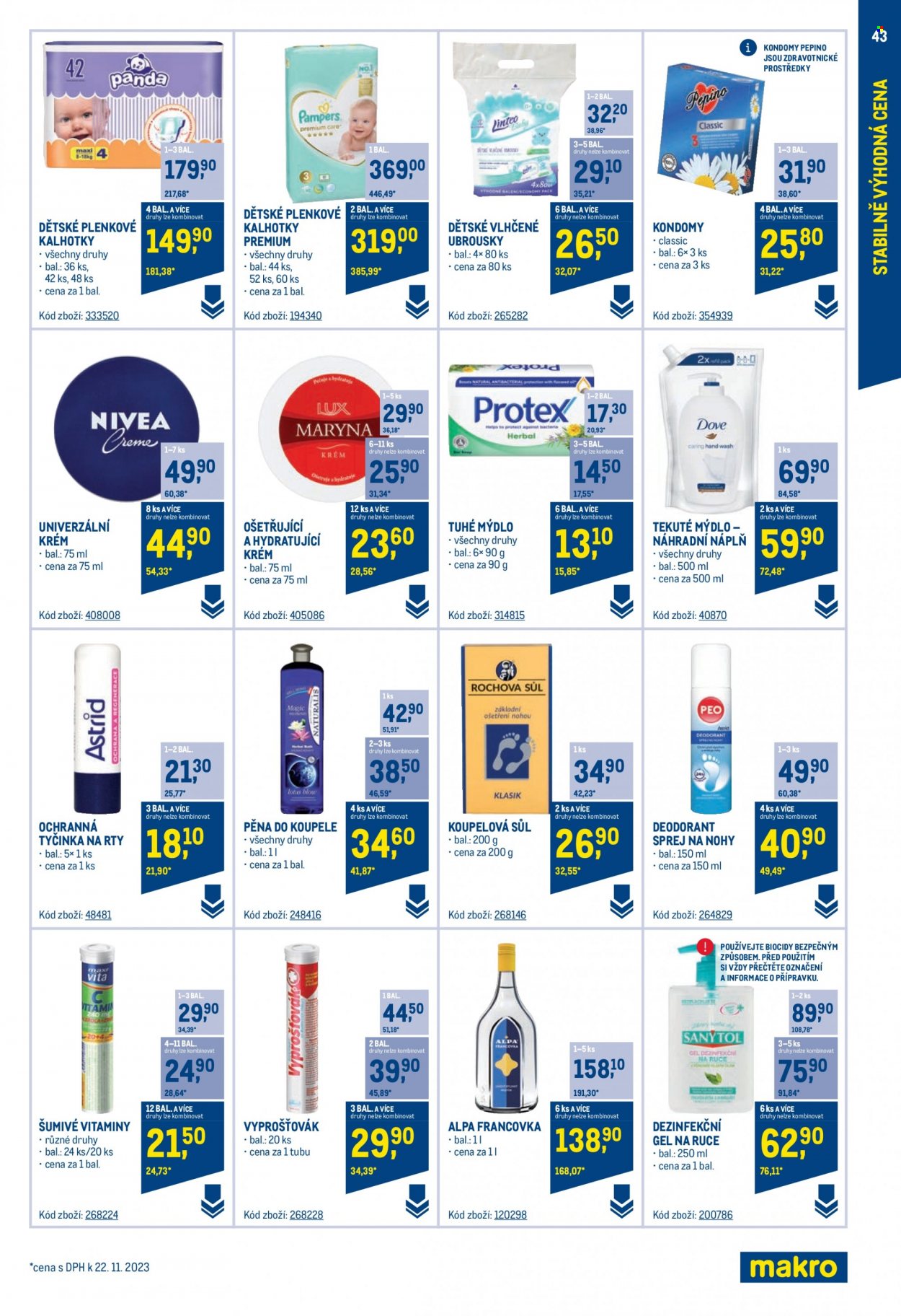Leták MAKRO - 22.11.2023 - 30.1.2024. Strana 43