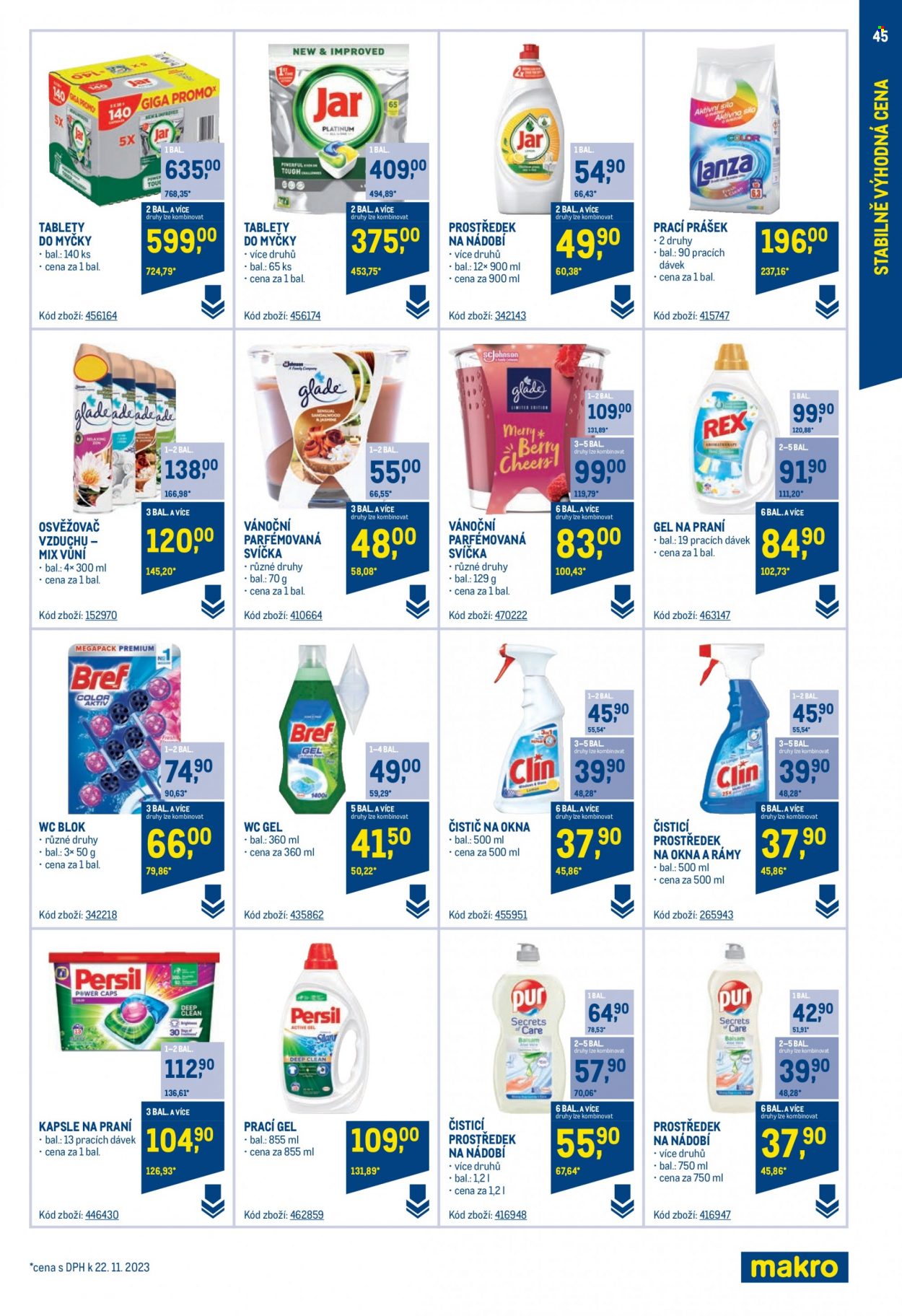 Leták MAKRO - 22.11.2023 - 30.1.2024. Strana 45