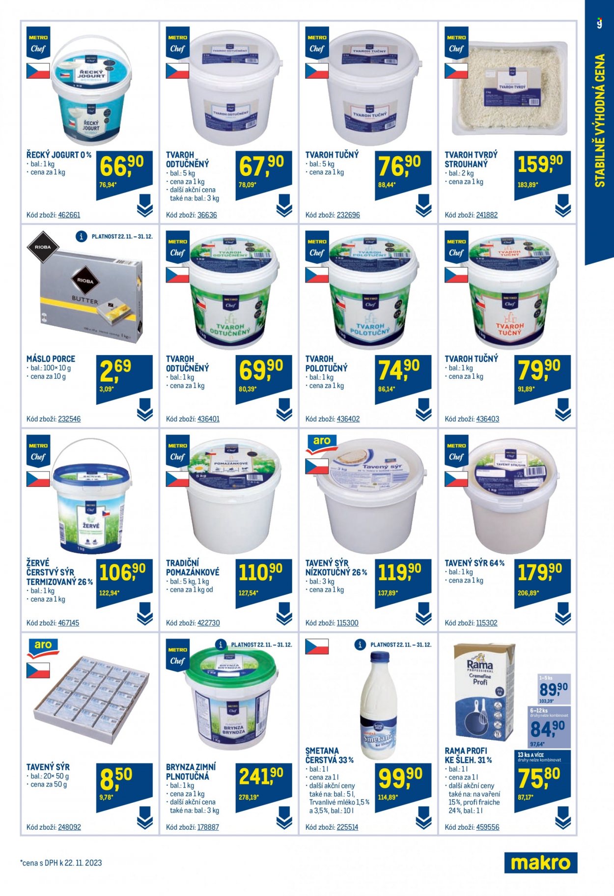 Leták MAKRO - 22.11.2023 - 30.1.2024. Strana 9