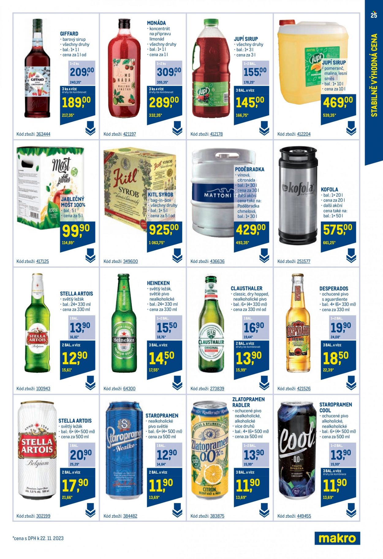 Leták MAKRO - 22.11.2023 - 30.1.2024. Strana 25