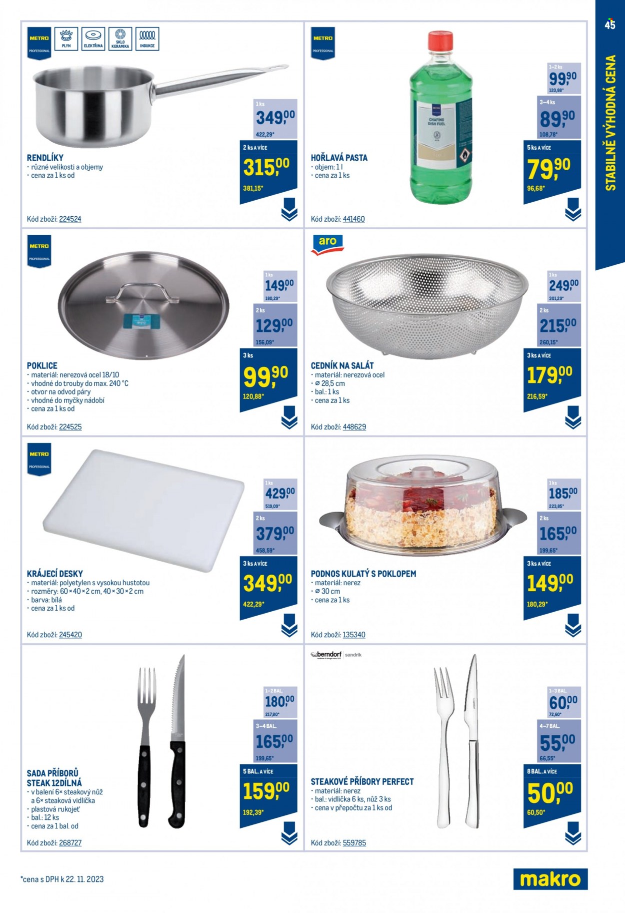 Leták MAKRO - 22.11.2023 - 30.1.2024. Strana 45
