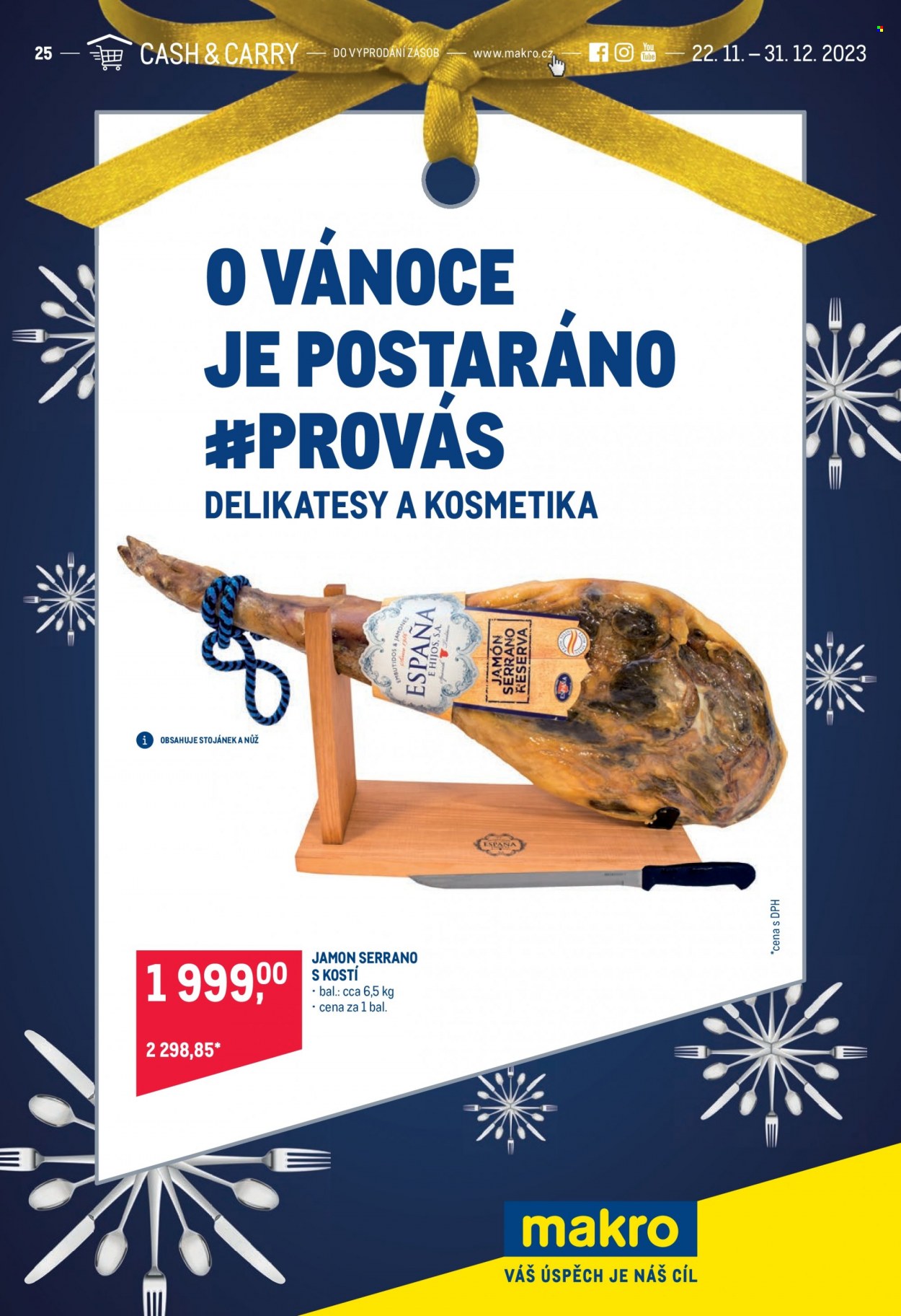 Leták MAKRO - 22.11.2023 - 31.12.2023. Strana 1