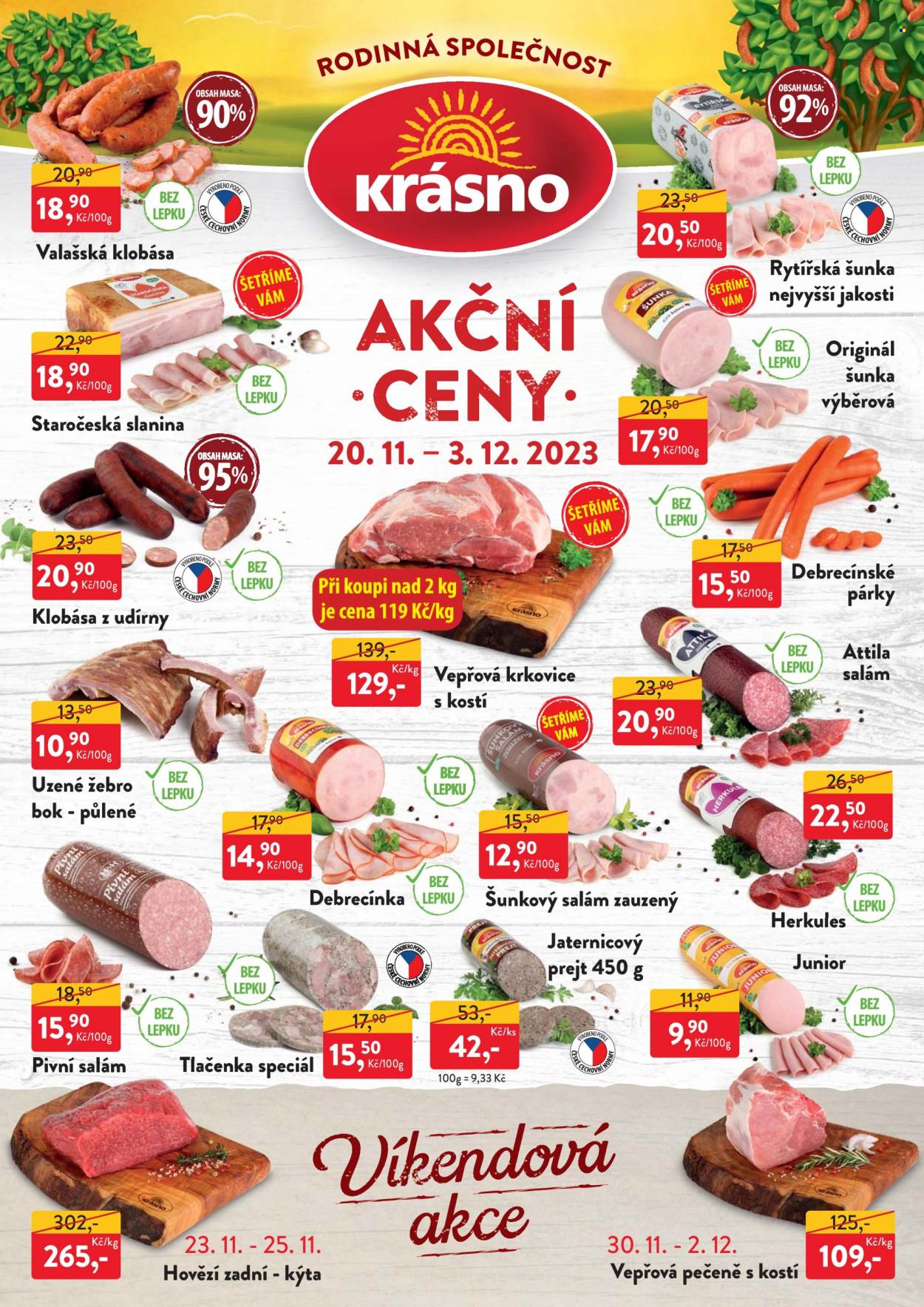 Leták MP Krásno - 20.11.2023 - 3.12.2023. Strana 1