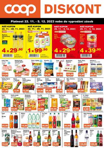Leták coop DISKONT - 22.11.2023 - 5.12.2023.